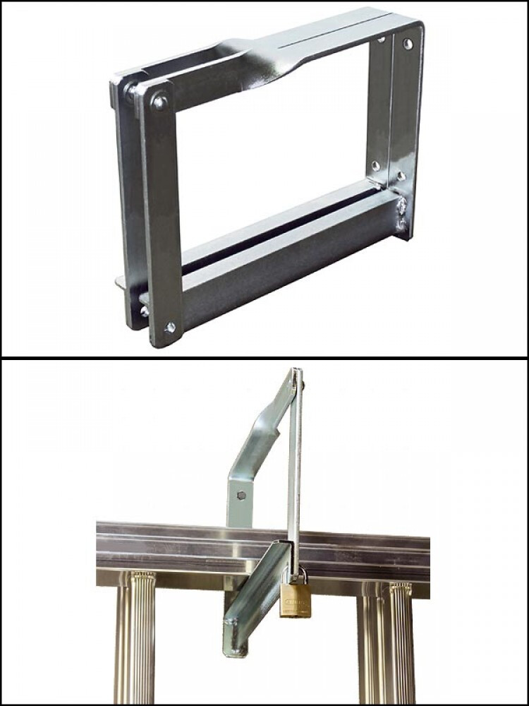 KRAUSE uchwyt przyścienny do drabin (para)