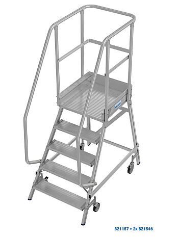 KRAUSE Podest jezdny z jednostronnym wejściem 5 stopniowy