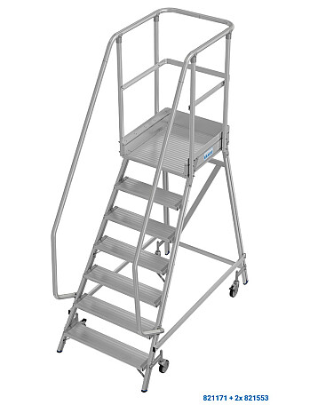 KRAUSE Podest jezdny z jednostronnym wejściem 7 stopniowy