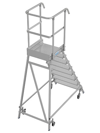 KRAUSE Podest jezdny z jednostronnym wejściem 8-stopniowy