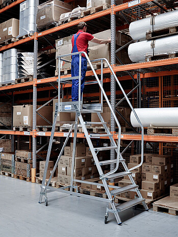 KRAUSE Podest jezdny z jednostronnym wejściem 8-stopniowy