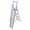 KRAUSE Stabilo drabina z platformą i poręczami 12 stopni + rolki KRAUSE Stabilo drabina z platformą i poręczami 12 stopni + rolki