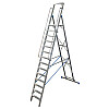 KRAUSE Stabilo drabina z platformą i poręczami 14 stopni + rolki KRAUSE Stabilo drabina z platformą i poręczami 14 stopni + rolki