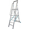 KRAUSE Stabilo drabina z platformą i poręczami 8 stopni + rolki KRAUSE Stabilo drabina z platformą i poręczami 8 stopni + rolki