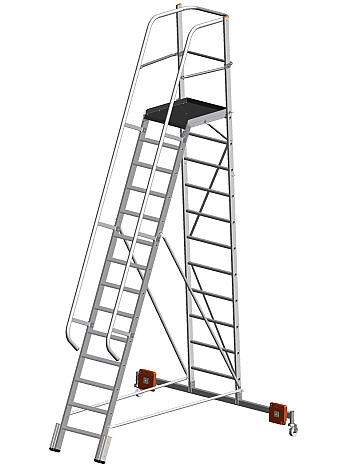 KRAUSE Pomost jezdny VARIO kompakt szerokość 2,07 m 14 stopni