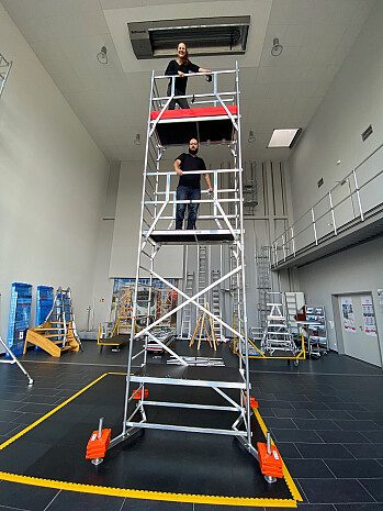 KRAUSE ClimTec rusztowanie z rolkami 150 mm wys. rob. 7,00 m  | system GUARDMATIC