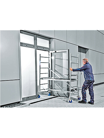 KRAUSE ClimTec rusztowanie z rolkami 150 mm wys. rob. 3,00 m | system GUARDMATIC