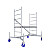 KRAUSE ClimTec rusztowanie z rolkami 150 mm wys. rob. 3,00 m | system GUARDMATIC