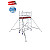 KRAUSE ProTec 1000 rusztowanie aluminiowe wys.rob. 4,20 m | system GUARDMATIC