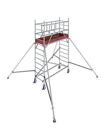 KRAUSE ProTec 1000 rusztowanie aluminiowe wys.rob. 4,20 m | system GUARDMATIC