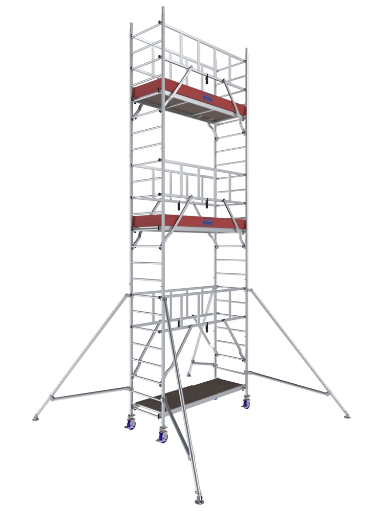 KRAUSE ProTec 1000 rusztowanie aluminiowe wys.rob. 7,20 m | system GUARDMATIC
