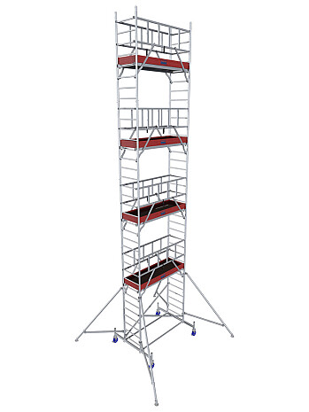 KRAUSE ProTec rusztowanie aluminiowe wys.rob. 10,30 m | system GUARDMATIC