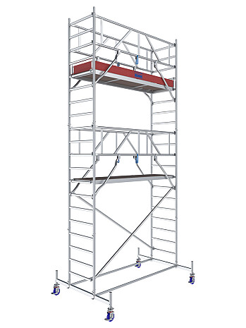 KRAUSE Rusztowanie - STABILO 10; 2,5 x 0,75m, wys.rob. 6,40m | system GUARDMATIC