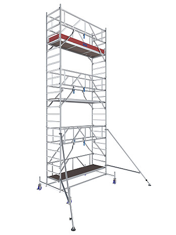 KRAUSE Rusztowanie - STABILO 10; 2,5 x 0,75m, wys.rob. 7,40m | system GUARDMATIC