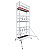 KRAUSE Rusztowanie - STABILO 10; 2,5 x 0,75m, wys.rob. 7,40m | system GUARDMATIC