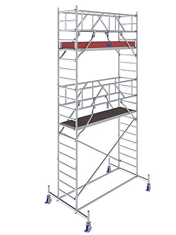 KRAUSE Rusztowanie - STABILO 10; 2,5 x 0,75m, wys.rob. 6,40m | system GUARDMATIC