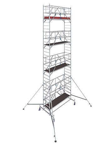 KRAUSE Rusztowanie - STABILO 10; 2,5 x 0,75m, wys.rob. 9,40m | system GUARDMATIC