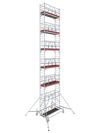 KRAUSE Rusztowanie - STABILO 100; 2,5 x 0,75m, wys.rob. 13,50m | system GUARDMATIC
