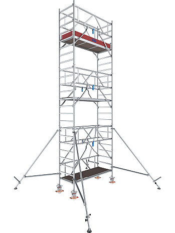 KRAUSE Rusztowanie - STABILO 1000; 2,5 x 0,75m, wys.rob. 7,30m | system GUARDMATIC