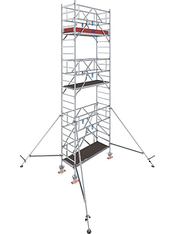 KRAUSE Rusztowanie - STABILO 1000; 2,5 x 0,75m, wys.rob. 7,30m | system GUARDMATIC
