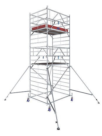 KRAUSE Rusztowanie - STABILO 50; 2,5 x 1,50m wys.rob. 6,40m | system GUARDMATIC