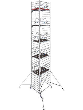 KRAUSE Rusztowanie - STABILO 50; 2,5 x 1,50m wys.rob. 12,40m | system GUARDMATIC