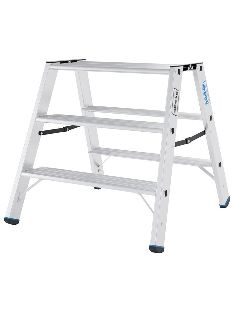 KRAUSE Stabilo schodki dwustronne składane 2x3 stopnie 135 XL 225 kg