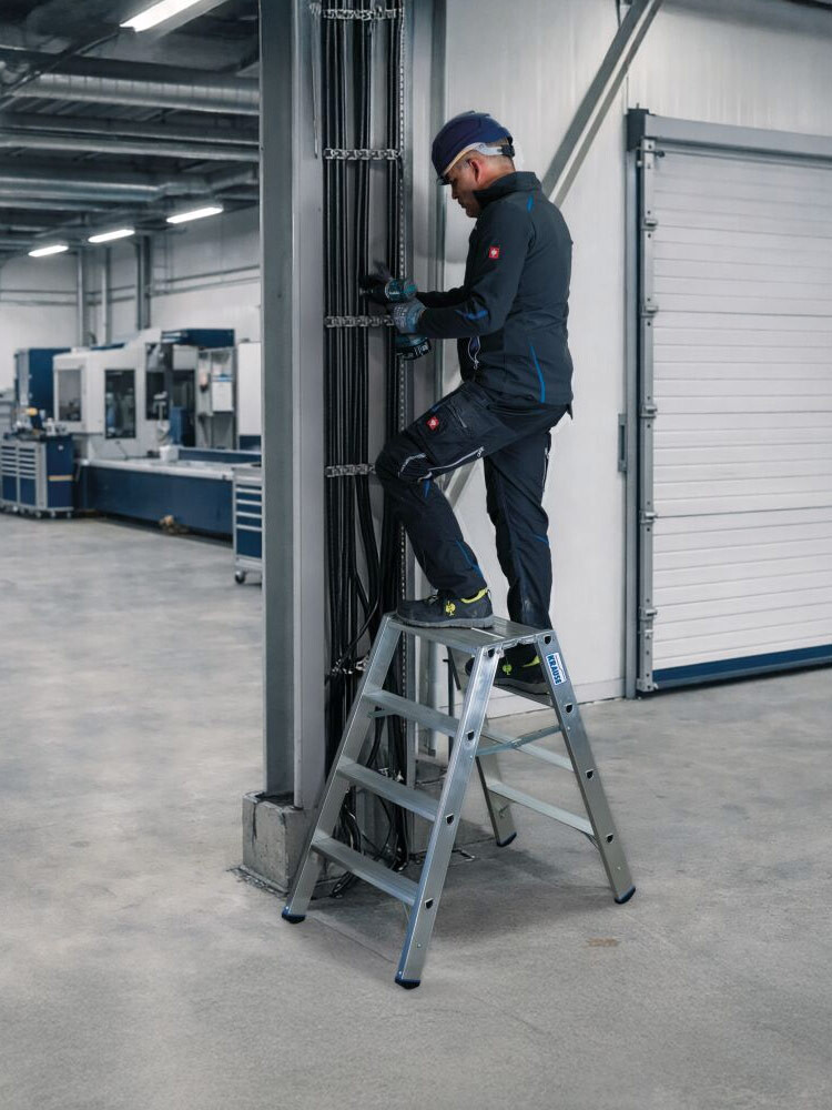 KRAUSE Stabilo schodki dwustronne składane 2x4 stopnie