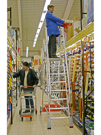 KRAUSE Pomost jezdny VARIO kompakt szerokość 0,82 m 6 stopni