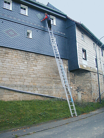 KRAUSE STABILO Drabina 3-elementowa rozsuwana linką 3x16