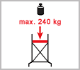 Nośność 240 kg
